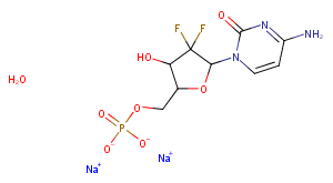 Gemcitabine monophosphate sodium salt hydrate图片