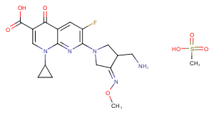 Gemifloxacin mesylate图片