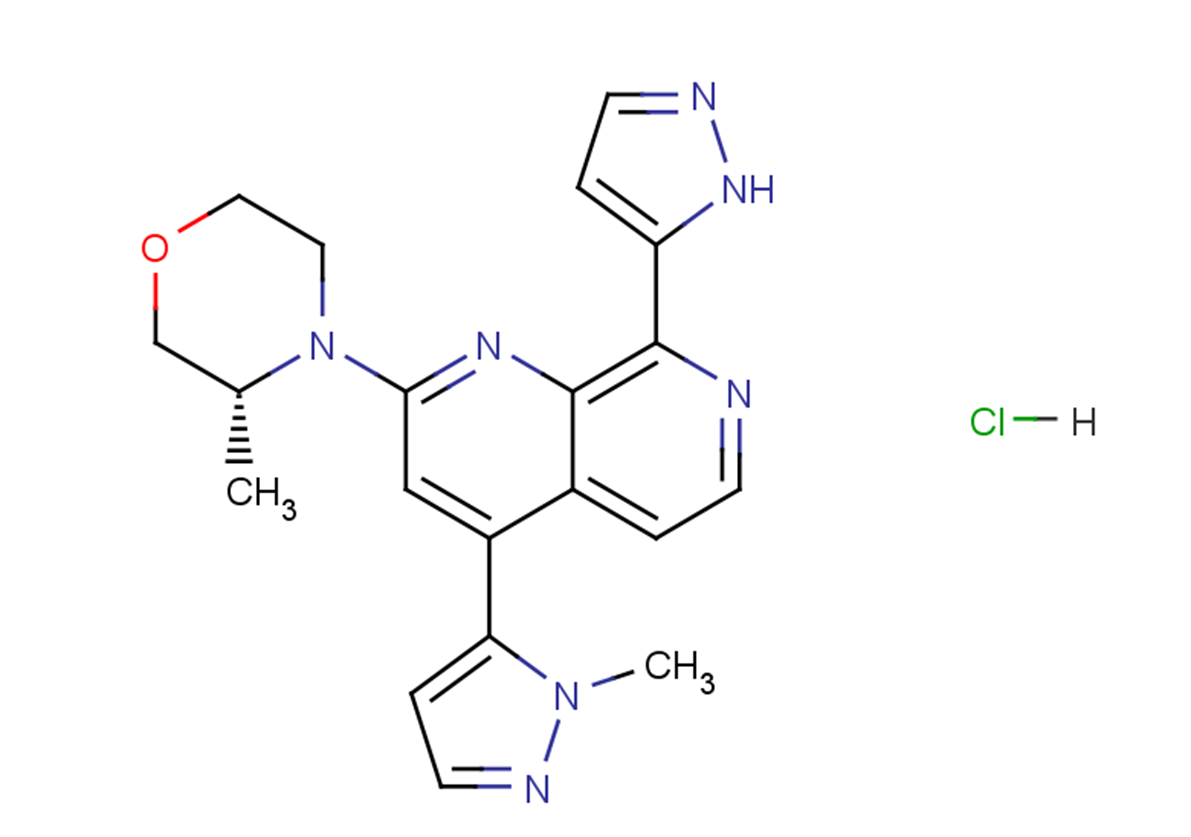 Elimusertib hydrochloride(1876467-74-1 free base)图片