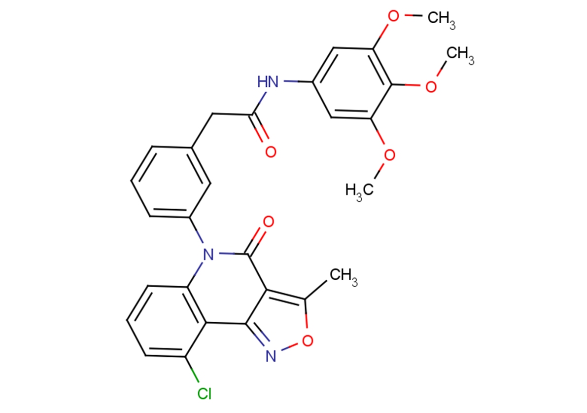 3-(9-Chloro-3-methyl-4-oxoisoxazolo[4,3-c]quinolin-5(4H)-yl)-N-(3,4,5-trimethoxyphenyl)benzeneacetamide图片