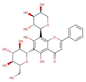 Chrysin 6-C-glucoside 8-C-arabinoside图片