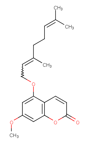 5-Geranoxy-7-methoxycoumarin图片