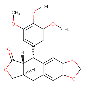 Deoxypodophyllotoxin图片