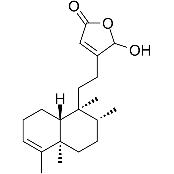 16-Hydroxycleroda-3,13-dien-15,16-olide图片