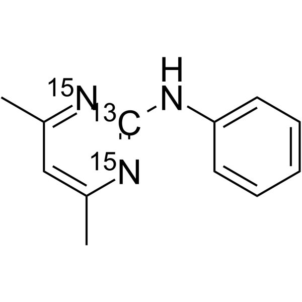 Pyrimethanil-13C,15N2图片