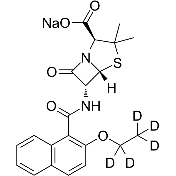 Nafcillin-d5 sodium图片