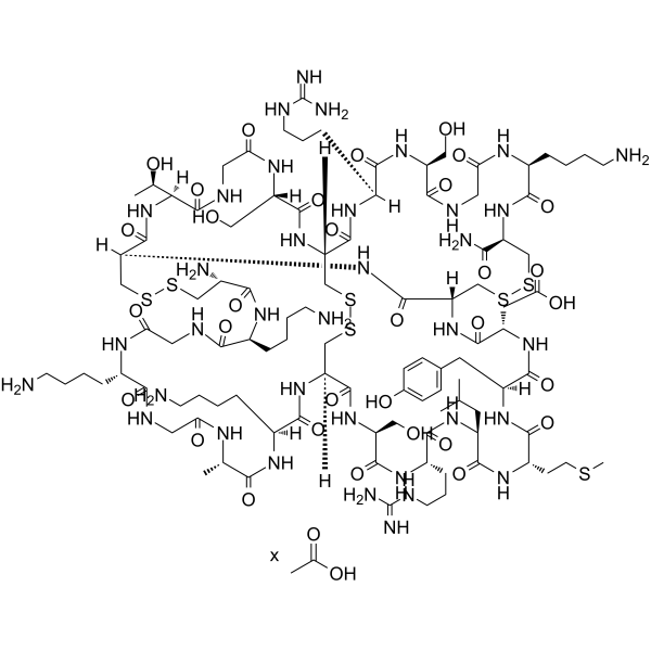 Ziconotide acetate图片