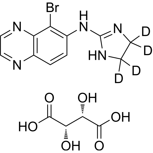 Brimonidine-d4 D-tartrate图片