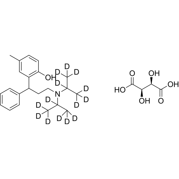 (rac)-Tolterodine-d14 tartrate图片