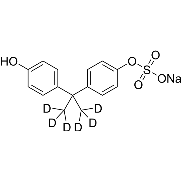Bisphenol A monosulfate-d6 sodium图片