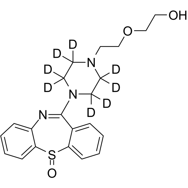 Quetiapine Sulfoxide-d8图片