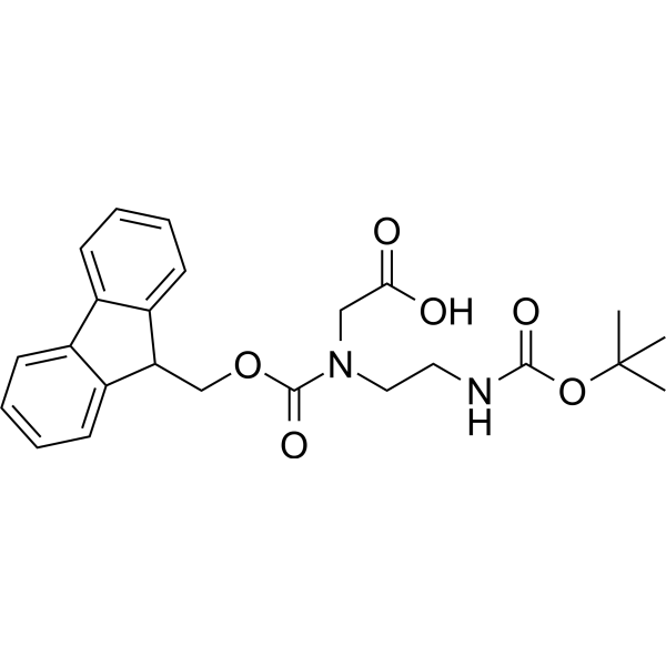 Fmoc-N-(2-Boc-aminoethyl)-Gly-OH图片