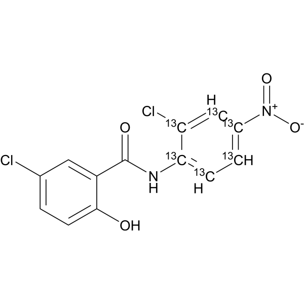 Niclosamide-13C6图片