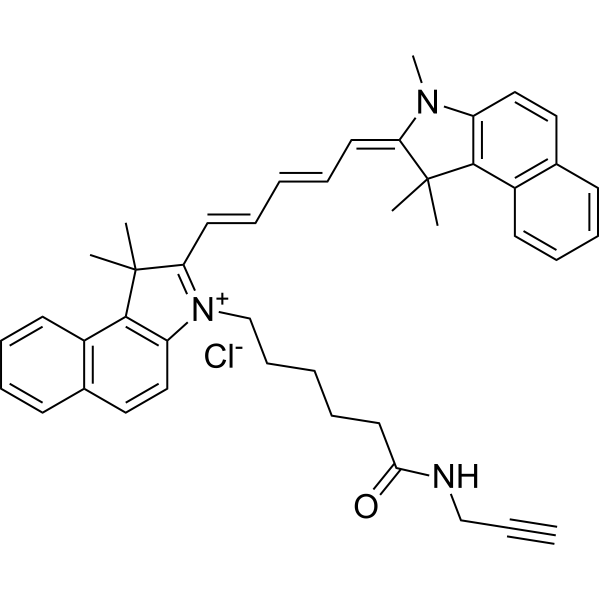Cyanine5,5 alkyne chloride图片