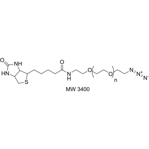 Biotin-PEG-azide(MW 3400)图片
