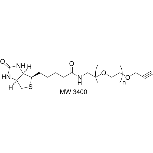 Biotin-PEG-Alk(MW 3400)图片