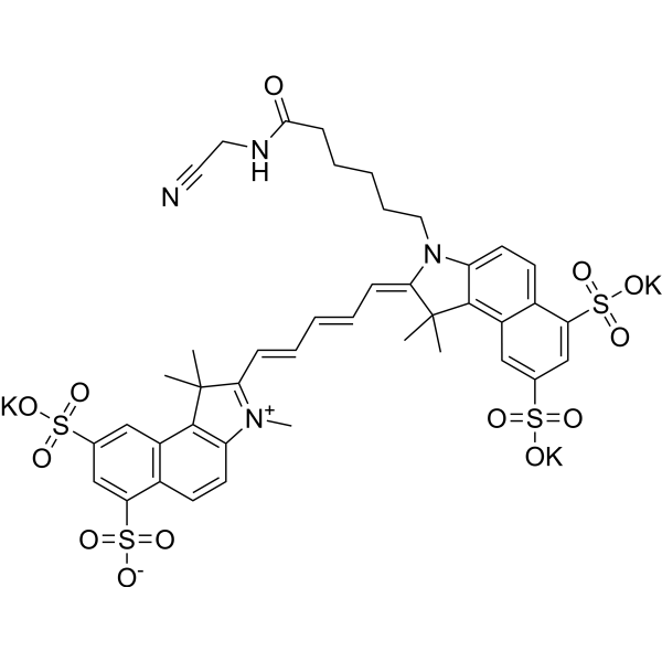 Sulfo-Cyanine5,5 alkyne图片