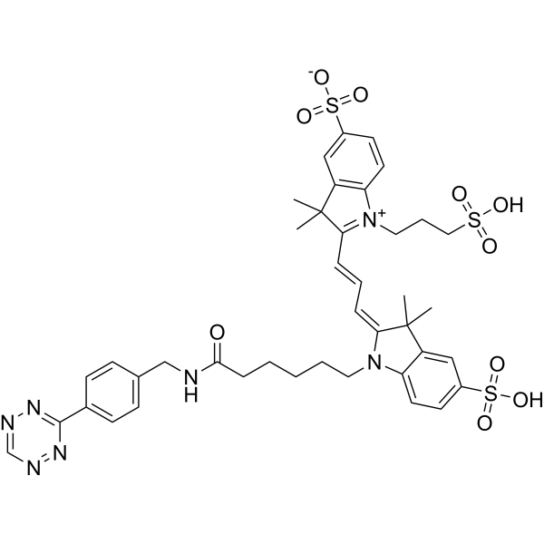 Sulfo-Cy3-Tetrazine图片