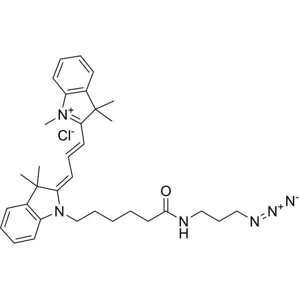 Cyanine3 azide chloride图片