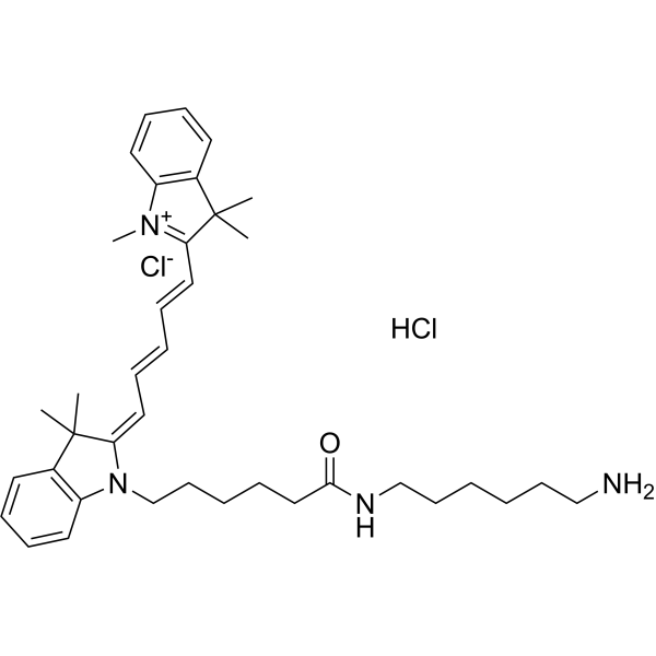 Cyanine5 amine hydrochloride图片