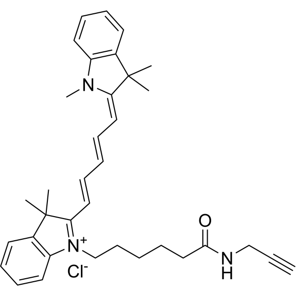 Cyanine5 alkyne图片