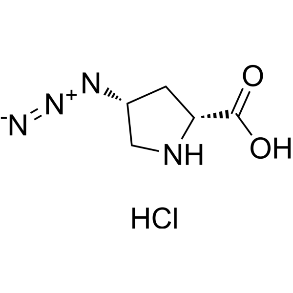 (2R,4R)-H-D-Pro(4-N3)-OH hydrochloride图片