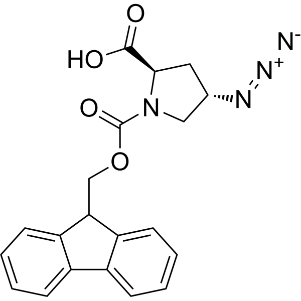 (2R,4S)-Fmoc-D-Pro(4-N3)-OH图片