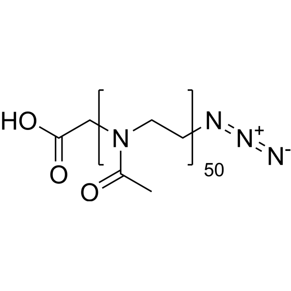HOOC-PMeOx(50)-N3(MW 4,3kDa)图片