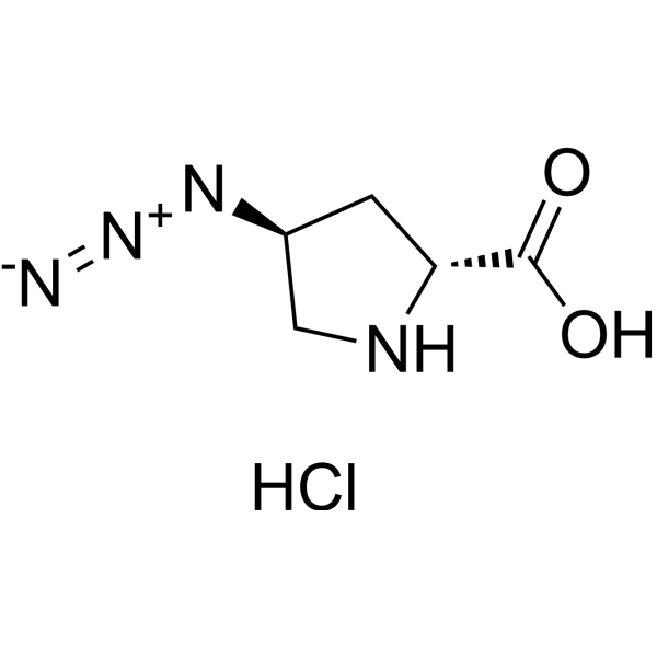 (2R,4S)-H-D-Pro(4-N3)-OH hydrochloride图片