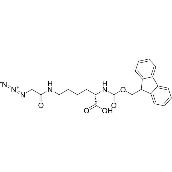 Fmoc-L-Lys(N3-Gly)-OH图片