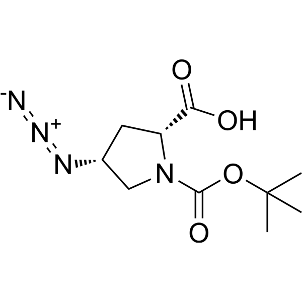 (2R,4R)-Boc-D-Pro(4-N3)-OH图片
