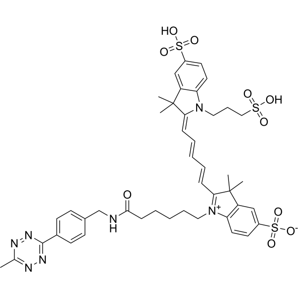 Sulfo-Cy5-Methyltetrazine图片