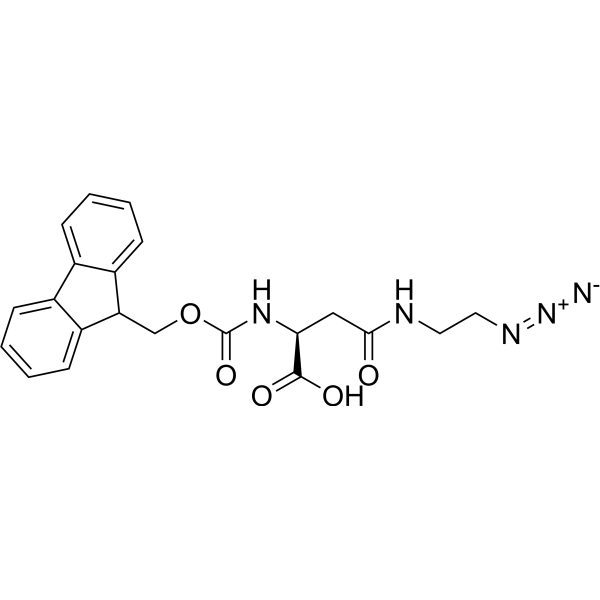 Fmoc-L-Asn(EDA-N3)-OH图片