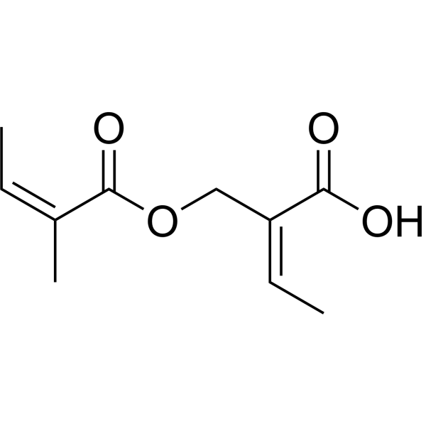 (Z)-2-Angeloyloxymethyl-2-butenoic图片