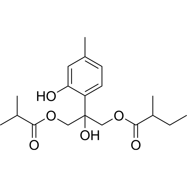 8-Hydroxy9,10-diisobutyryloxy-thymol图片