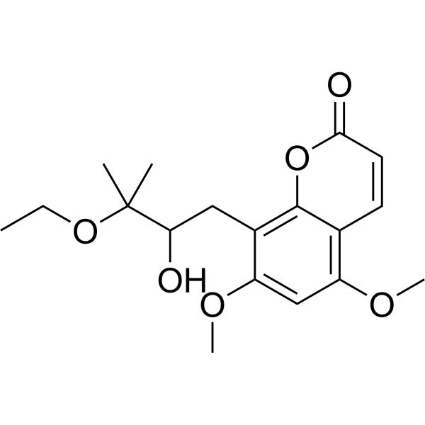 8-(3-Ethoxy-2-hydroxy-3-methylbutyl)-5,7-dimethoxy-2H-chromen-2-one图片