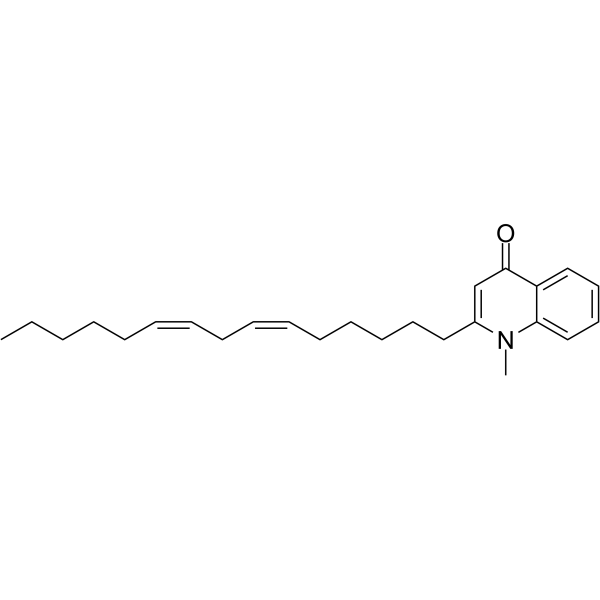1-Methyl-2-[(6Z,9Z)-6,9-pentadecadienyl]-4(1H)-quinolone图片