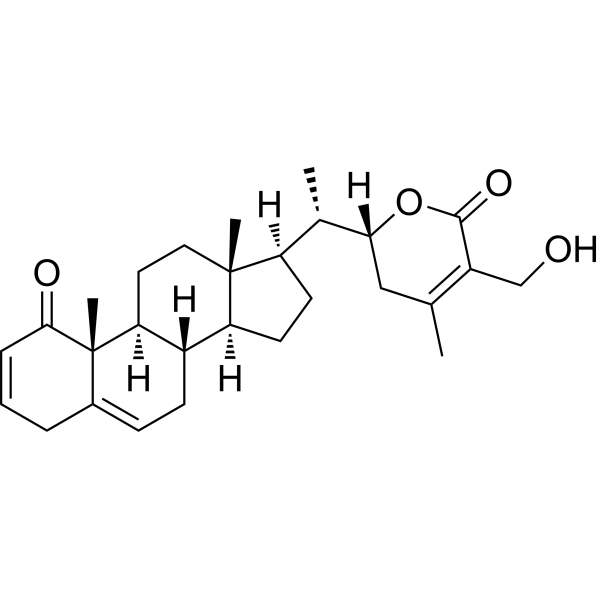 (22R)-27-Hydroxy-1-oxowitha-2,5,24-trienolide图片
