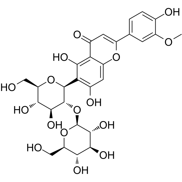 Isoscoparin-2′′O-glucoside图片