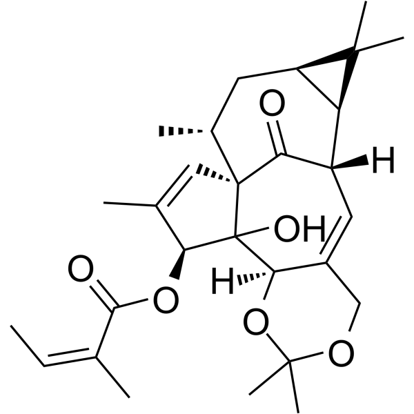 Ingenol-5,20-acetonide-3-O-angelate图片