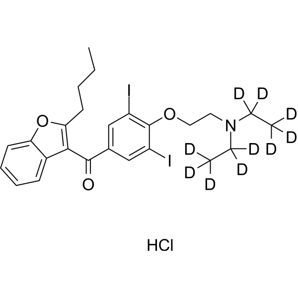Amiodarone-d10 hydrochloride图片