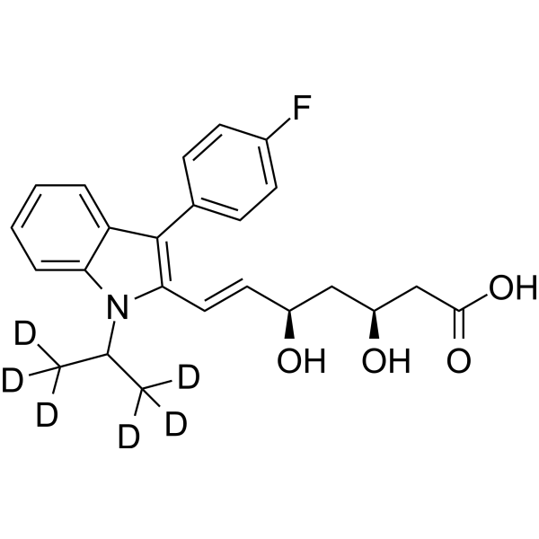 (3S,5R)-Fluvastatin-d6图片