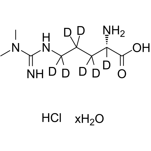 Asymmetric dimethylarginine-d7 hydrochloride hydrate图片