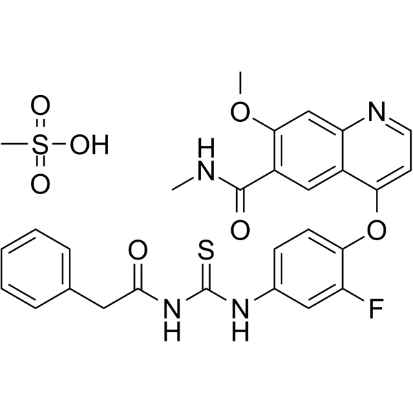 Pamufetinib mesylate图片
