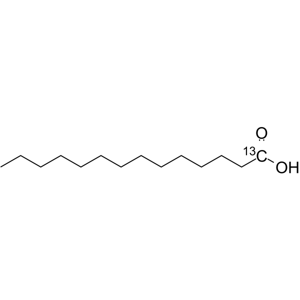 Myristic Acid-13C图片