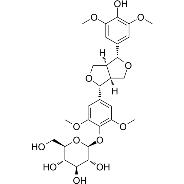 Episyringaresinol 4'-O-β-D-glncopyranoside图片