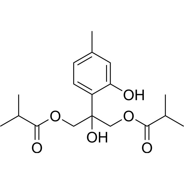 8-Hydroxy-9,10-diisobutyryloxythymol图片