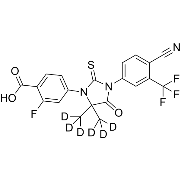 Enzalutamide carboxylic acid-d6图片