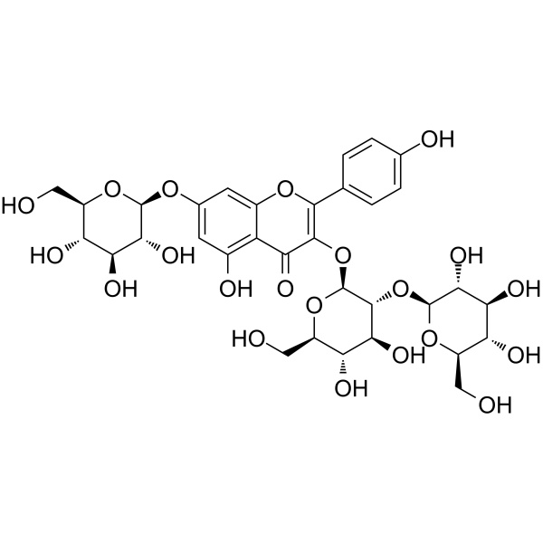 Kaempferol 3-sophoroside-7-glucoside图片
