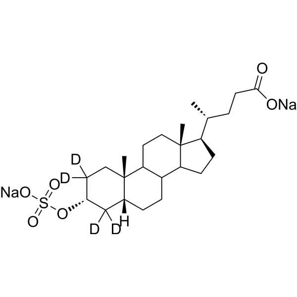 Lithocholic acid 3-sulfate-d4 disodium图片